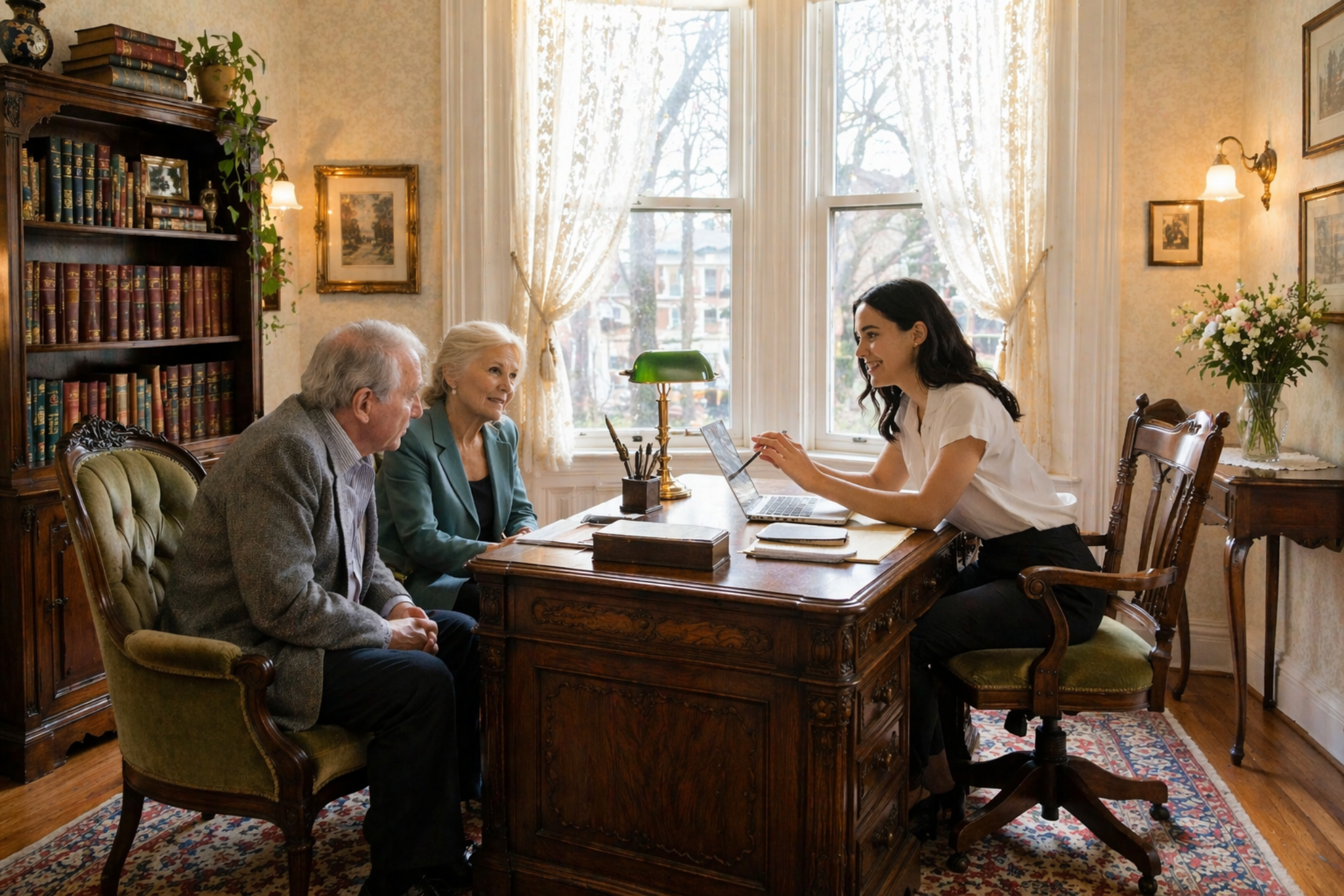 Estate planning consultation in a welcoming Queen Anne Seattle law office